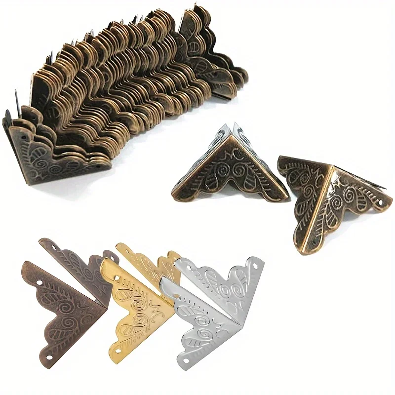 Body Jewelry Display Case - 12pcs Wooden Box Corner Protector Cover