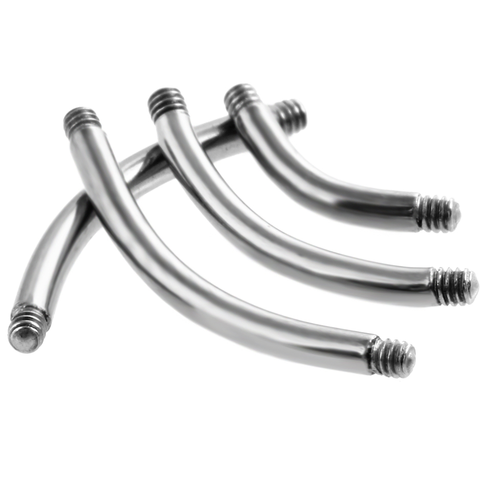 50Pcs/lot G23 Titanium Eyebrow - огляд і ціна Belly Bar Titanium