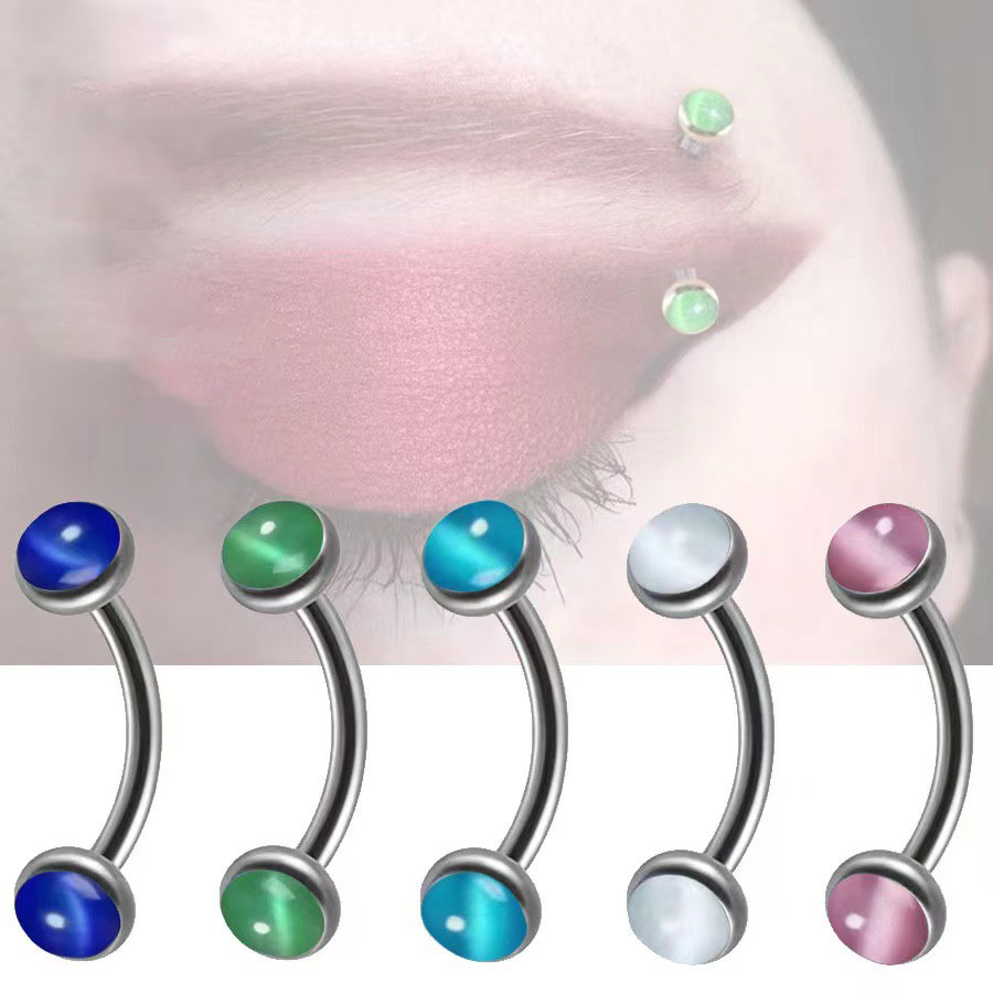 1Piece Eyebrow Piercing Banana - огляд і ціна Rook Curved Barbell