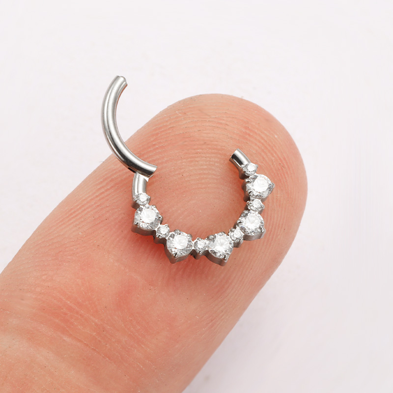 ASTM F136 TItanium Daith Click - огляд і ціна Belly Bar Titanium