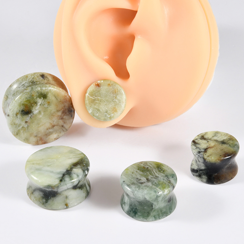 1-2PCS Nature Green-yellow Jad - огляд і ціна Yellow Body Jewelry