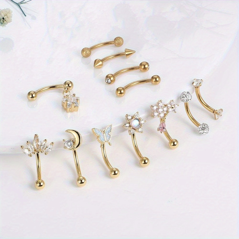 Florideco 1PC Stainless Steel  - огляд і ціна Rook Curved Barbell