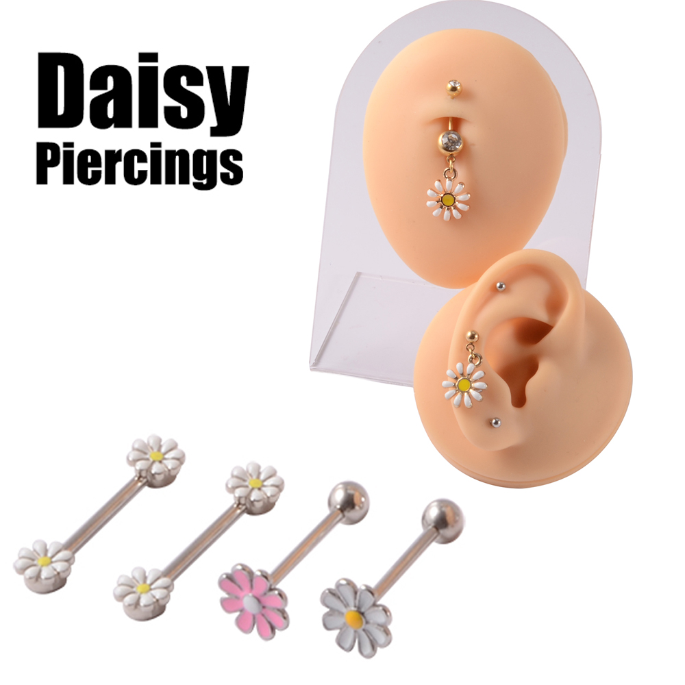 361L Surgical Steel Daisy Flow - огляд і ціна Yellow Body Jewelry