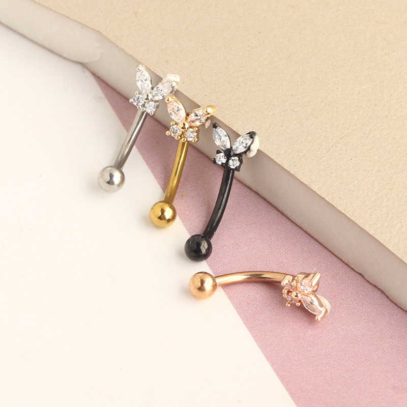 Gold Rook Piercing Jewelry 14K - огляд і ціна Rook Curved Barbell