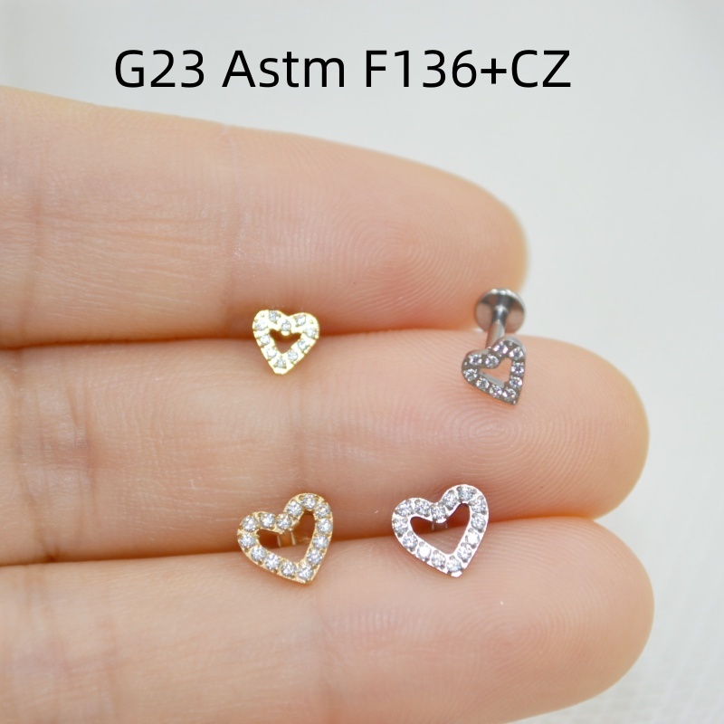 10pcs Body Jewelry 16Gx8mm G23 - огляд і ціна Rook Curved Barbell