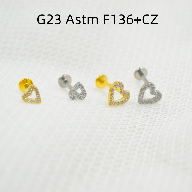 10pcs Body Jewelry 16Gx8mm G23 - огляд і ціна Rook Curved Barbell