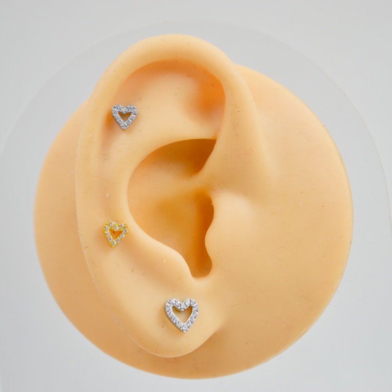 10pcs Body Jewelry 16Gx8mm G23 - огляд і ціна Rook Curved Barbell