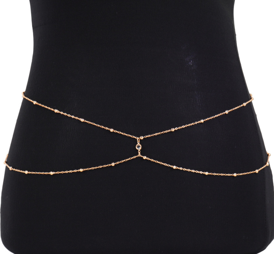 Clear Rhinestone Beaded Belly  - огляд і ціна Body Jewelry Types