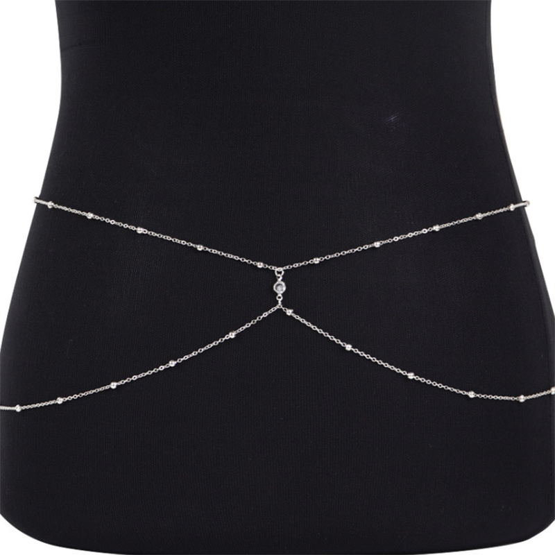 Clear Rhinestone Beaded Belly  - огляд і ціна Body Jewelry Types