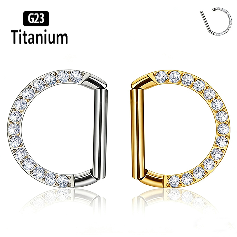 G23 Titanium Hinged Segment No - огляд і ціна Rook Curved Barbell