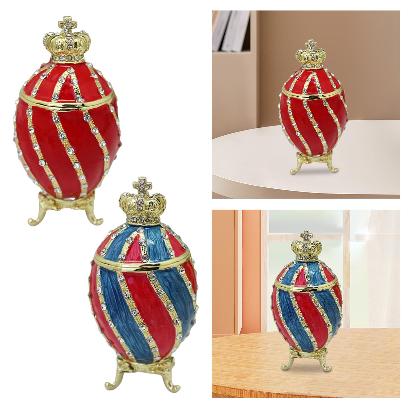 Faberge Egg Trinket Box Contai - огляд і ціна Body Jewelry Display Case