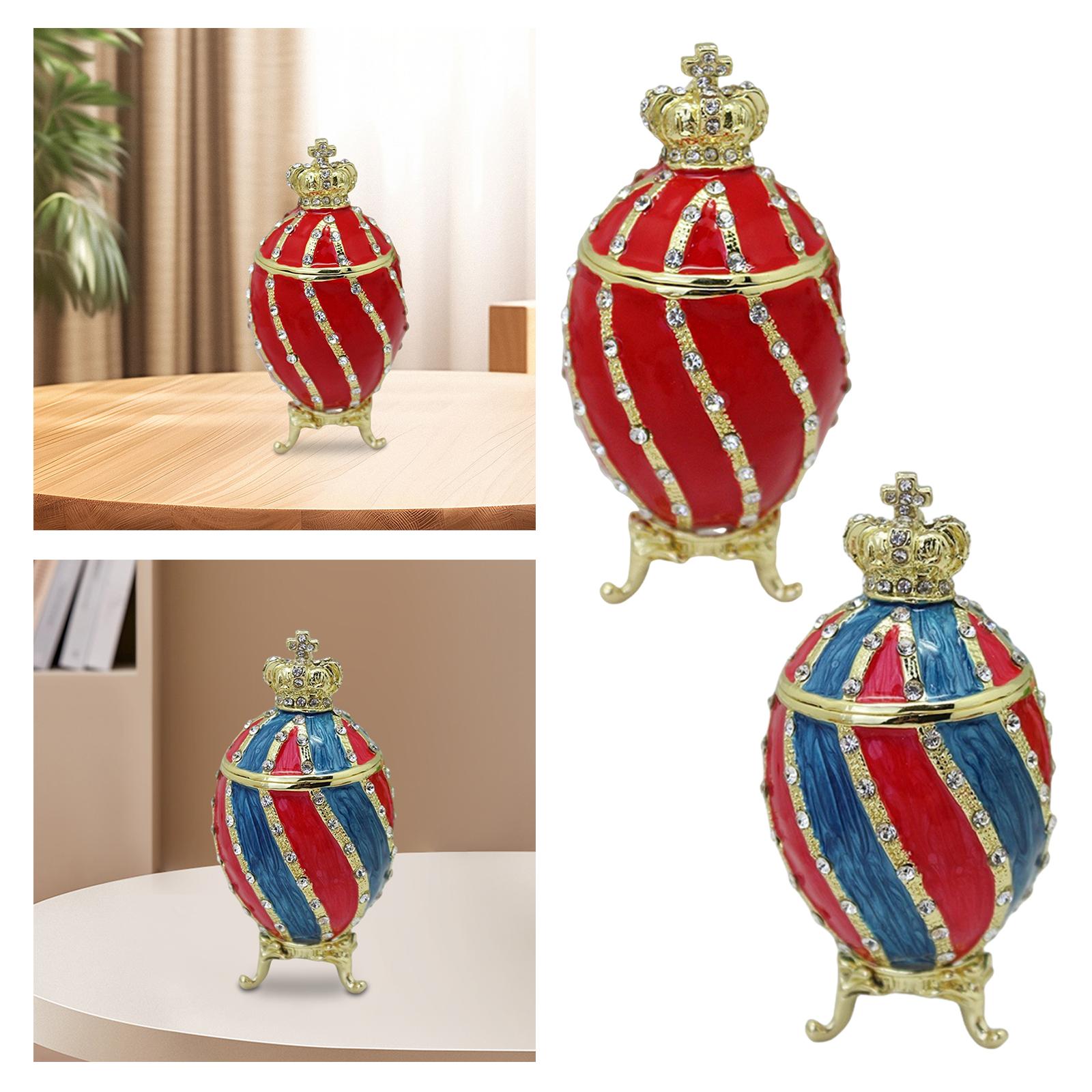 Faberge Egg Trinket Box Contai - огляд і ціна Body Jewelry Display Case