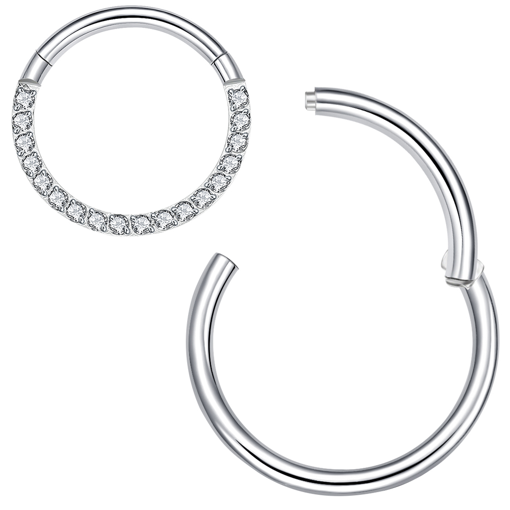 1PCS Septum Hoop Daith Piercin - огляд і ціна Rook Curved Barbell