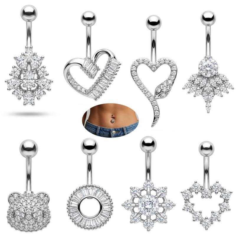 Butterfly Flower Belly Button  - огляд і ціна Body Jewelry Charms