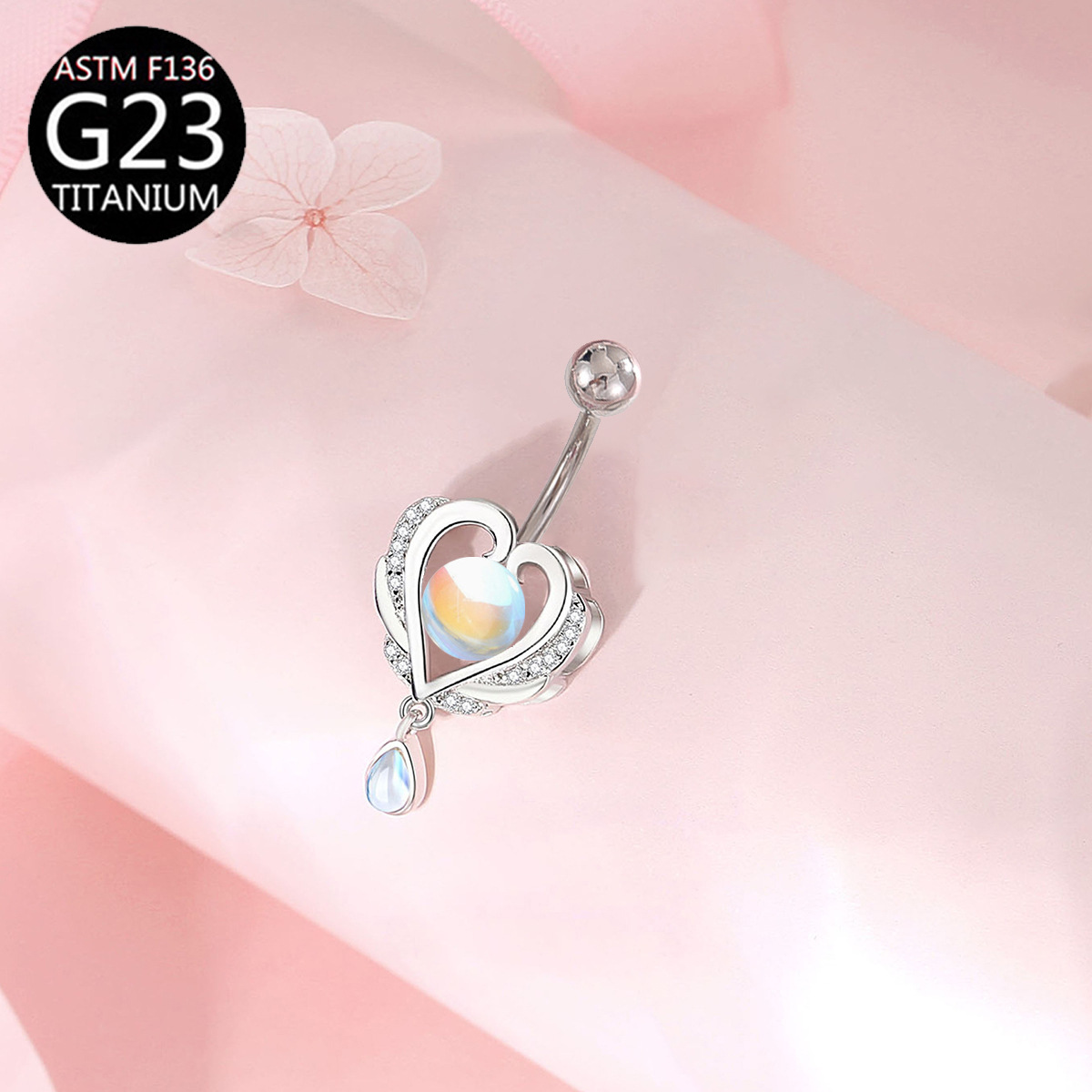 G23 Titanium Pin Belly Button  - огляд і ціна Belly Bar Titanium