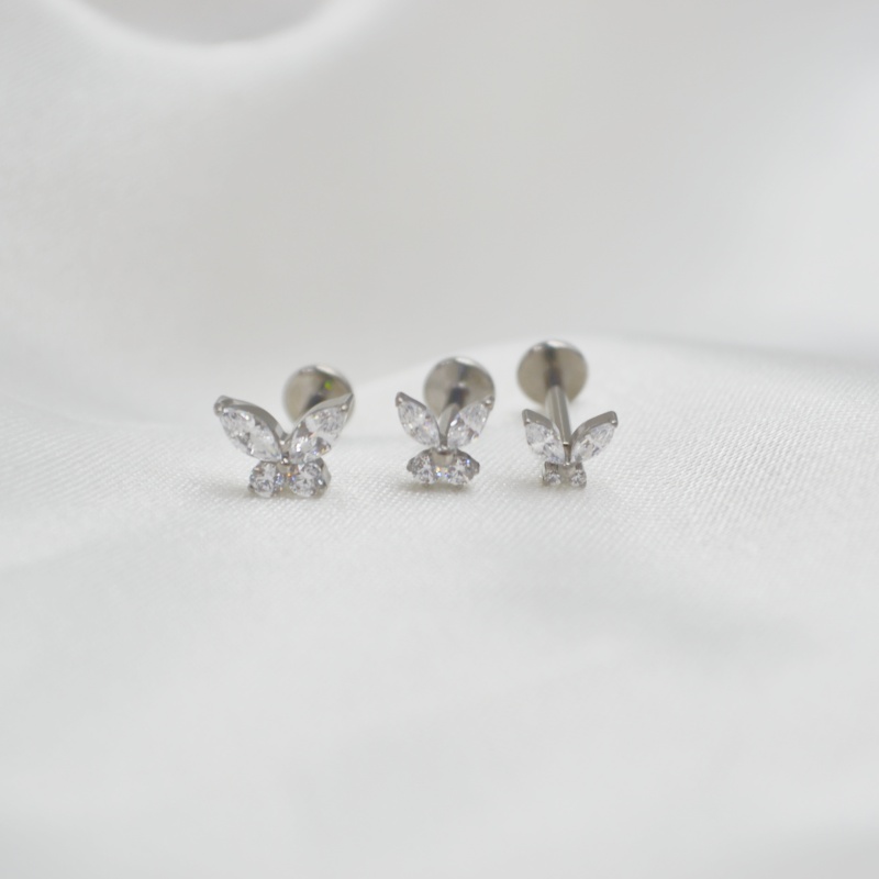 10pcs 16G G23 Titanium Astm F1 - огляд і ціна Rook Curved Barbell