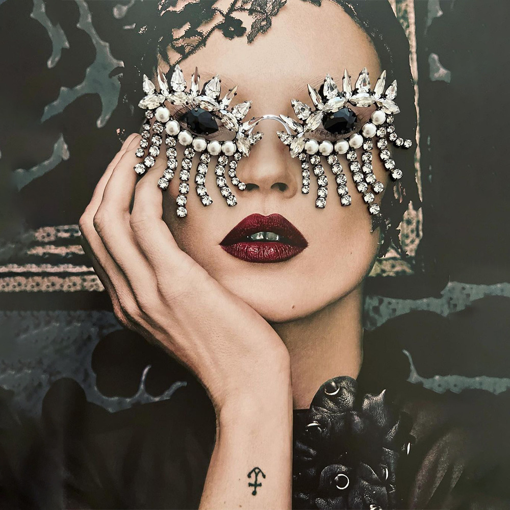 Stonefans Tassel Glasses Frame - огляд і ціна Body Jewelry Y2K