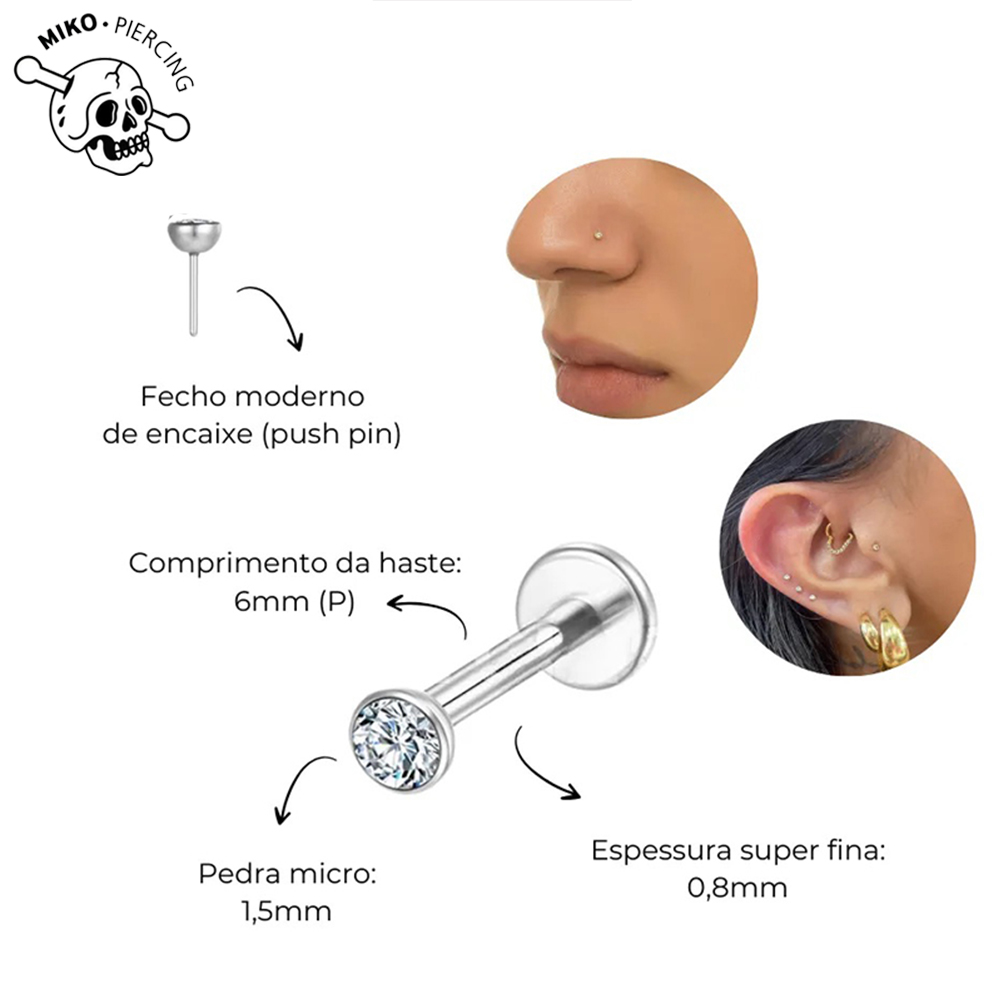 10pcs G23 Titanium 20/18/16g P - огляд і ціна Belly Bar Titanium