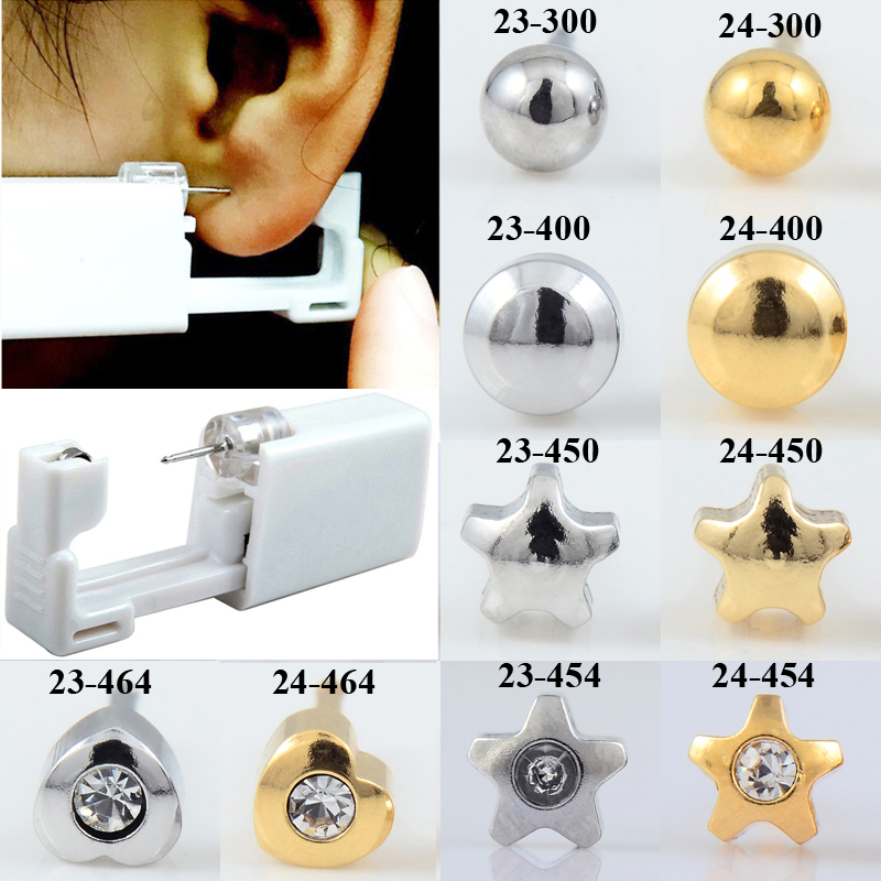 24pcs/Box No Pain Ear Piercing - огляд і ціна Body Jewelry Display Case