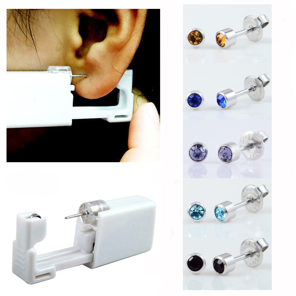 24pcs/Box No Pain Ear Piercing - огляд і ціна Body Jewelry Display Case