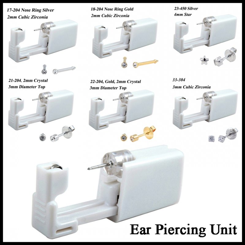 24pcs/Box No Pain Ear Piercing - огляд і ціна Body Jewelry Display Case