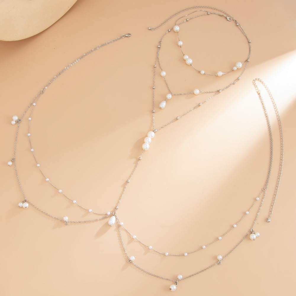 Multi Layer Imitation Pearl Ne - огляд і ціна Body Jewelry Charms