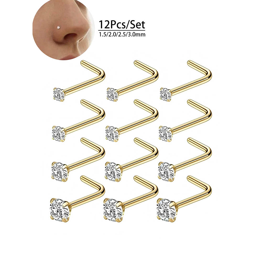 12-Piece Full Set 316L Hypoall - огляд і ціна Body Jewelry Hypoallergenic