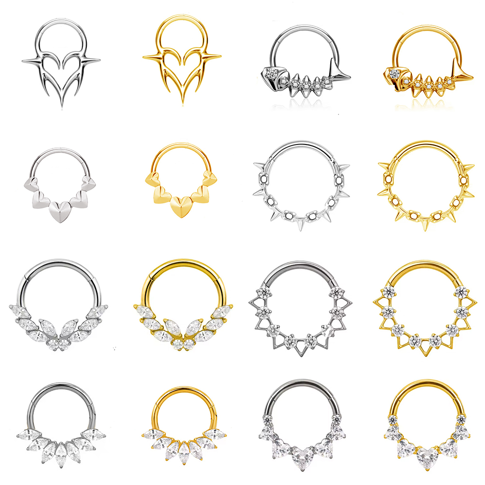 1PCS G23 Titanium Conch Hoop R - огляд і ціна Rook Curved Barbell